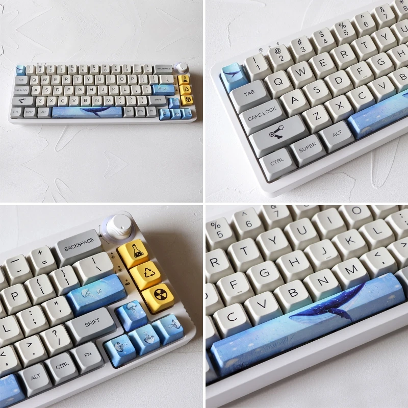 8 клавиш PBT пятисторонняя красящая подставка для клавиатуры OEM профиль 6 25