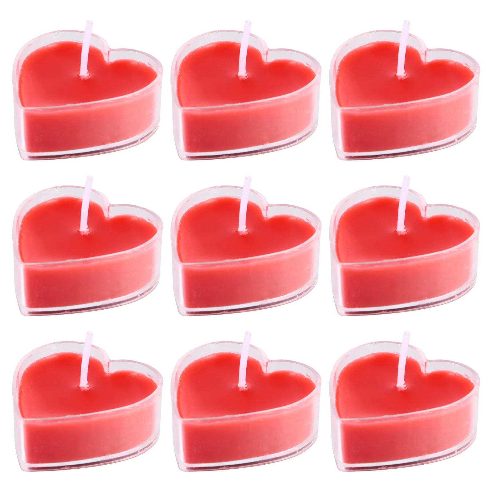 

Heartromantic Tealight Love Proposal Wedding Red Scented Decorative Marriage Lights Tea Smokeless Shaped Favors Style