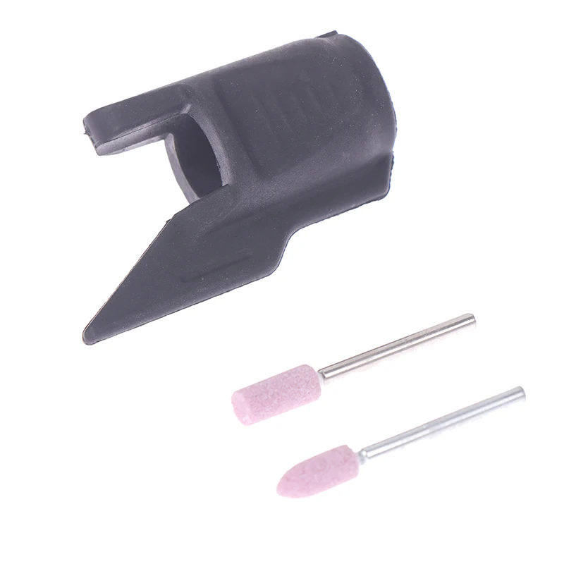 

3Pcs/Set Outdoor Garden Tool Sharpener/ Lawn Mower Sharpener Rotary Sharpening Attachment Fits For Dremel Drill