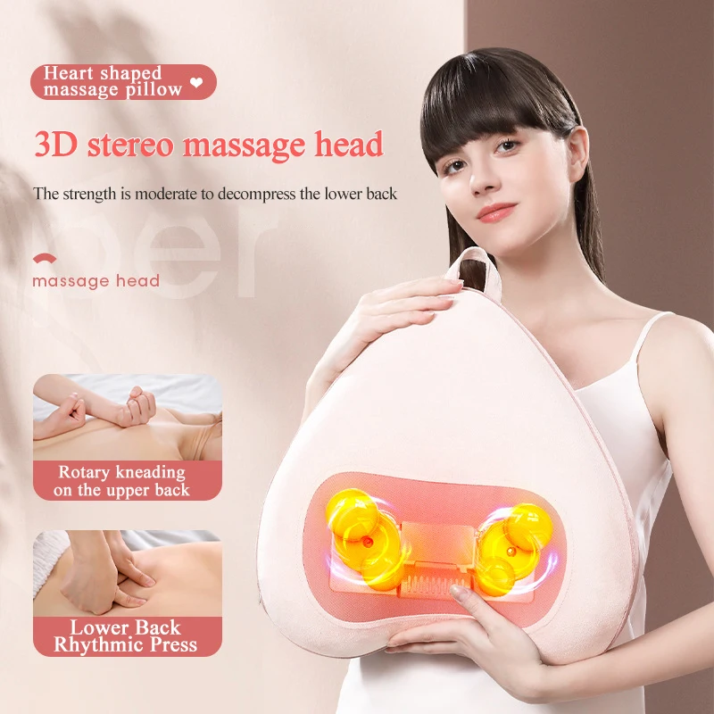 

Electric Massage Pillow UsbCharging Cervical Spine Waist Shoulder Back Multifunctional Home Massager Relieve Fatigue Health Care