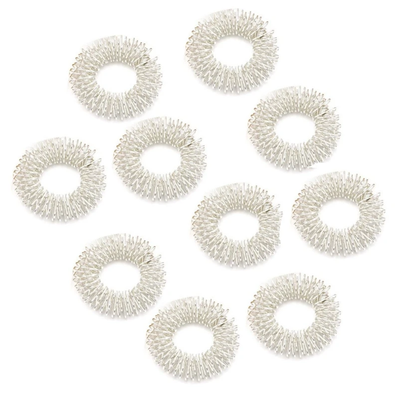 

10 шт./партия, массажное кольцо для пальцев