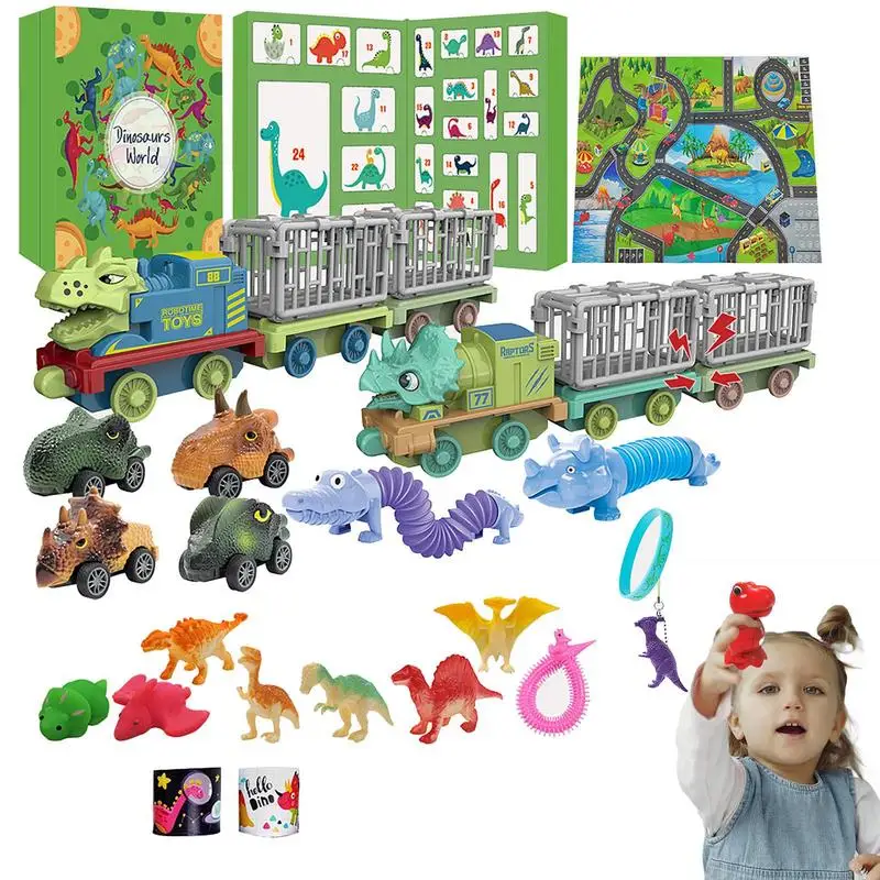 

Dinosaur Theme Christmas Countdown Calendar Christmas Dinosaur Toys Countdown Calendar Gift Dinosaur Surprise Gifts Box For Kids