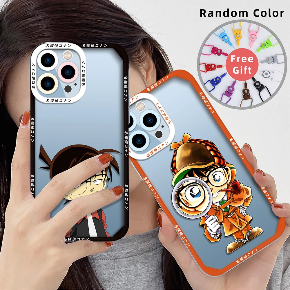 

Anime Cute Phone Case for IPhone 11 Pro Max 13 12 Mini XS X XR 7 8 Plus SE 2020 Luxury Transparent Soft Silicone Cover Fundas