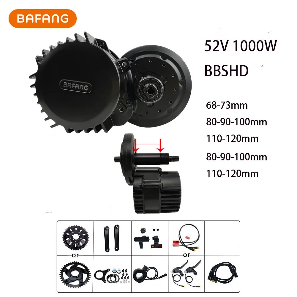 Bafang G320 48V 52V 1000W BBSHD  Mid Drive Motor Conversion 