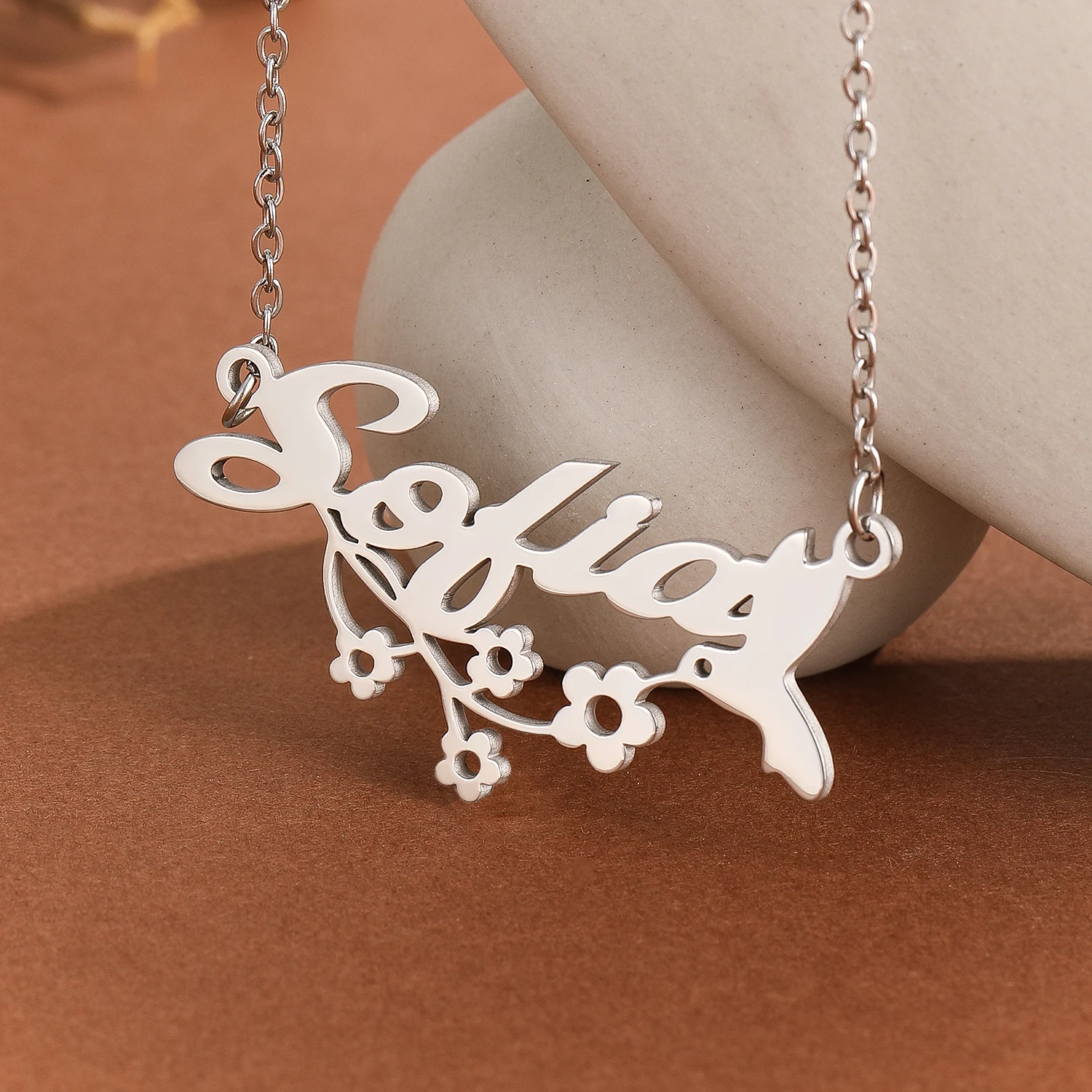 1 шт. индивидуальное ожерелье с подвеской в виде английского имени и птицей