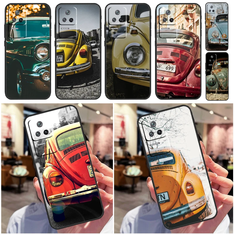 Классический винтажный Старый Ретро автомобильный чехол для Xiaomi 13 12 Lite 12X 11T 12T Pro, чехол для POCO F5 X5 X3 Pro X4 F4 GT F3 C40 M5s