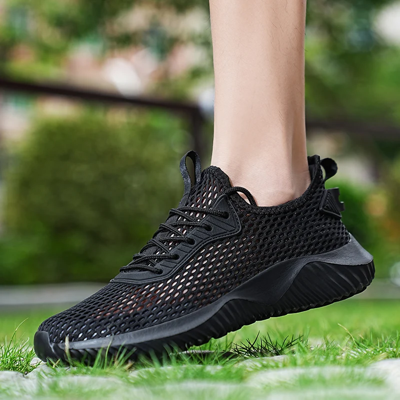 Summer Men Sports Shoes Lightweight Running Sneakers Mesh Casual Shoes for Men Outdoor Walking Jogging Shoes Zaparillas Hombre