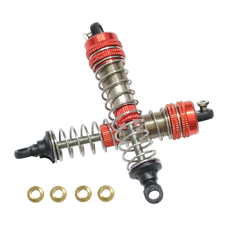 

8Pcs Metal Shock Absorbers Damper For XLF X03 X04 X-03 X-04 1/10 RC Car Truck Upgrade Parts Accessories,Red