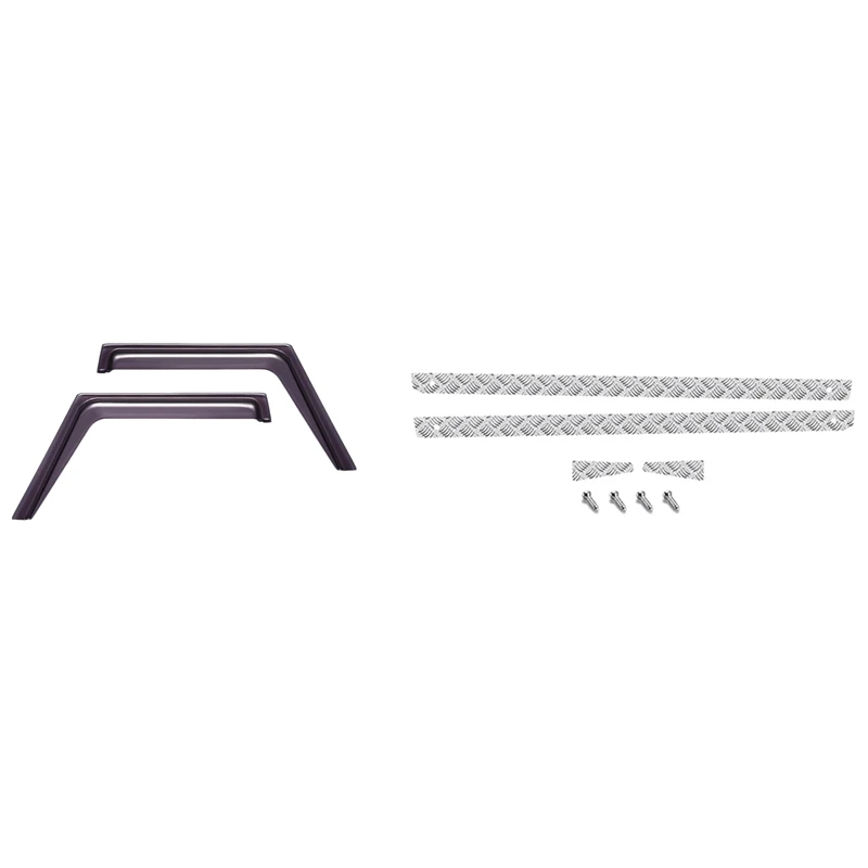 

Window Sun Visor Wind Rain Shield Deflector With Rear And Side Skid Plate,For MN D90 D99S MN99S 1/12 RC Car