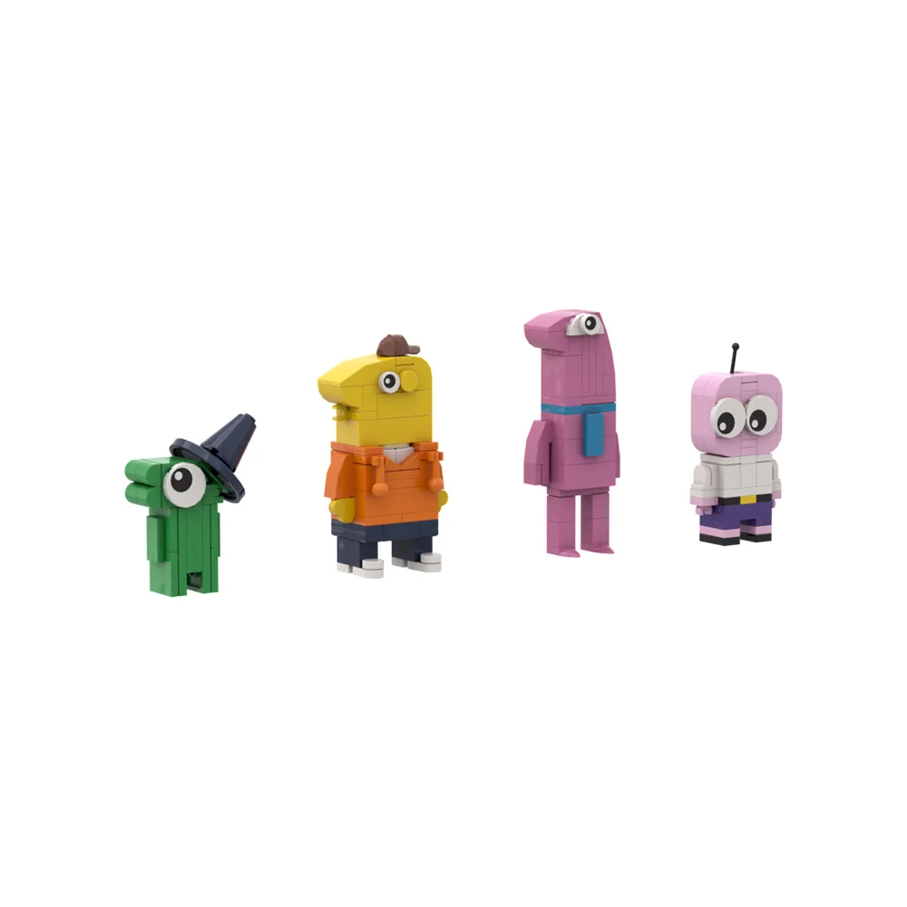 Конструктор gobrick MOC улыбающийся друг набор строительных блоков глип Пим Чарли