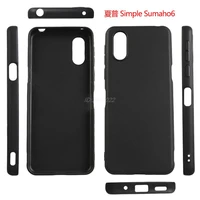 soft black tpu case for sharp simple smartphone 6 sumaho6 a201sh transparent phone case for sharp simple sumaho 6 silicone caso
