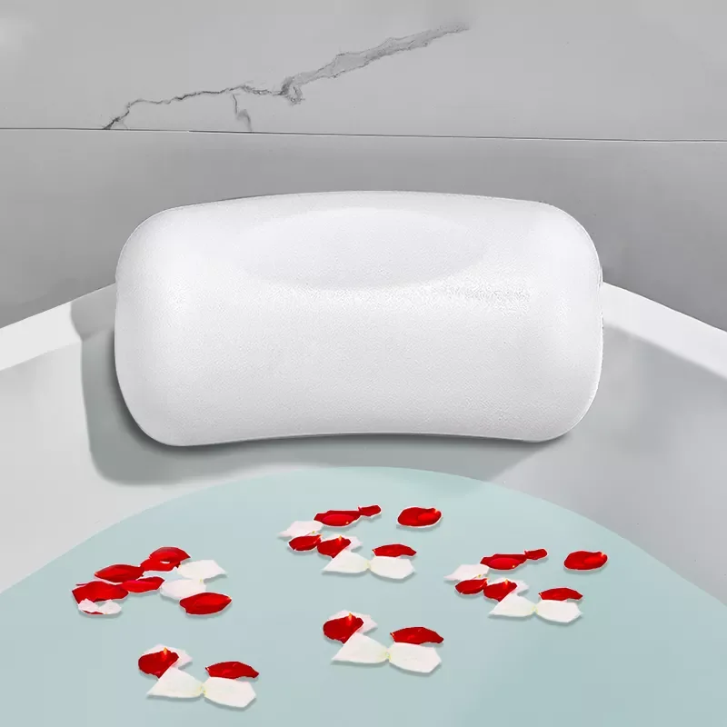 

2022New Bath Pillow,Non-slip Bathtub Headrest Soft Waterproof Bath Pillows with Suction Cups Easy To Clean Bathroom Accessories