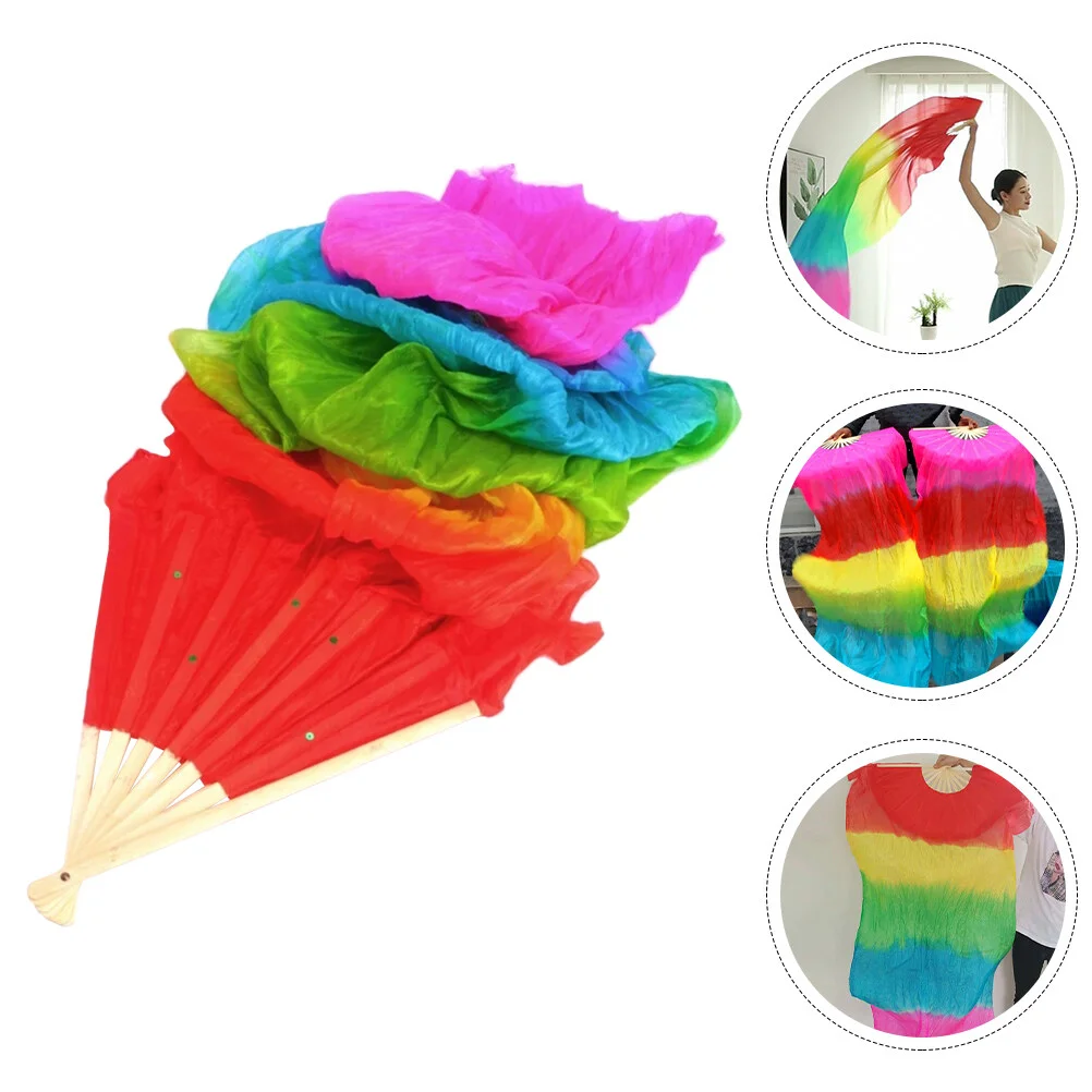 

Worship Pañuelos Para Mujer Long Fan Veils Silk Extended Folding Bamboo Woman Dance