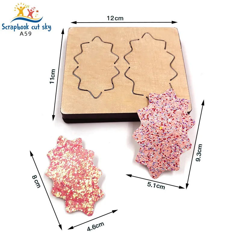 

Шпилька для волос DIY A59, Φ Muyu, деревянная форма, вырезанные штампы для скрапбукинга, подходящие для общего рынка машин