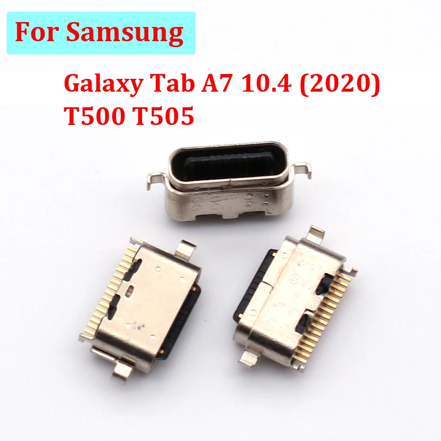 

2PCS/Lot For Samsung Galaxy Tab A7 10.4 (2020) T500 T505 USB Charging Dock Charge Socket Port Jack Plug Connector