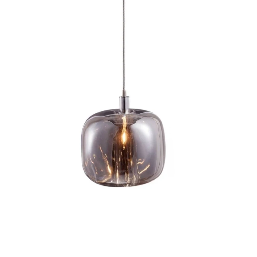 

Modern Led Amber Crystal Pendant Light With 200cm Cable Wire