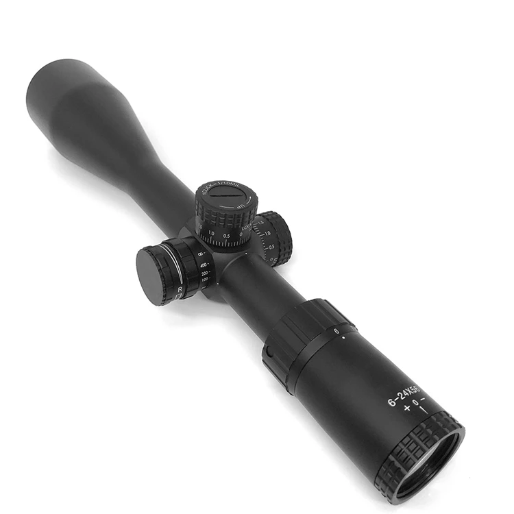 

FFP Reticle Wide Field of View 6-24x56 Riflescopes for Long Range Shooting