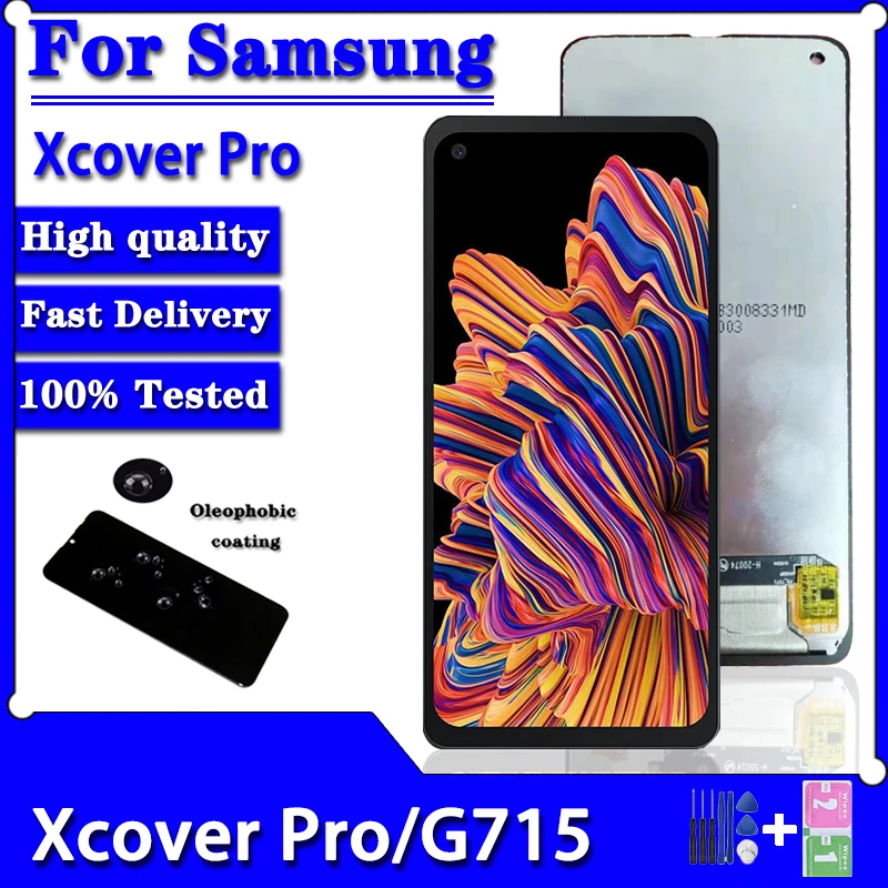 6 3-дюймовый ЖК-экран для Samsung X Cover Pro G715 ЖК-дисплей дигитайзер сенсорного экрана в