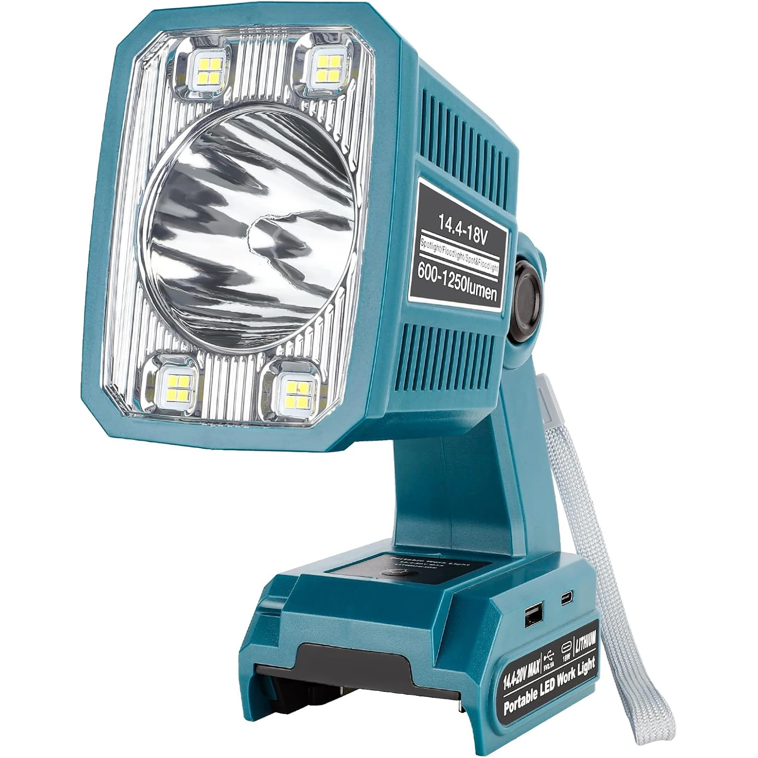 

Светодиодный фонарик Makita 18В синего цвета