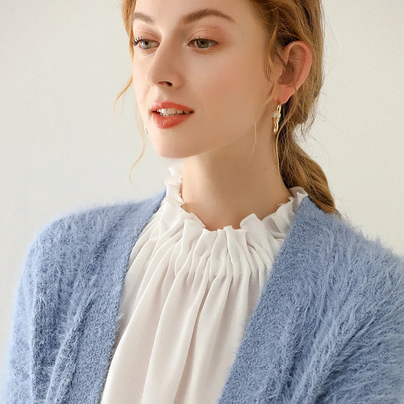 

Новый белый искусственный воротник для взрослых для женщин, свитер с высокой горловиной, искусственный воротник для женщин, декоративный галстук