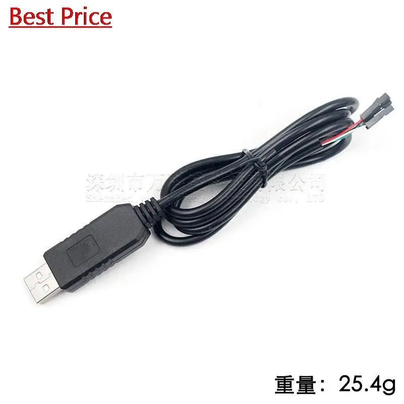 

Dhl 200 шт. PL2303 USB к UART TTL кабельному модулю FT232RL PL2303HX, модуль адаптера последовательного порта TTL RS232, кабель CH340