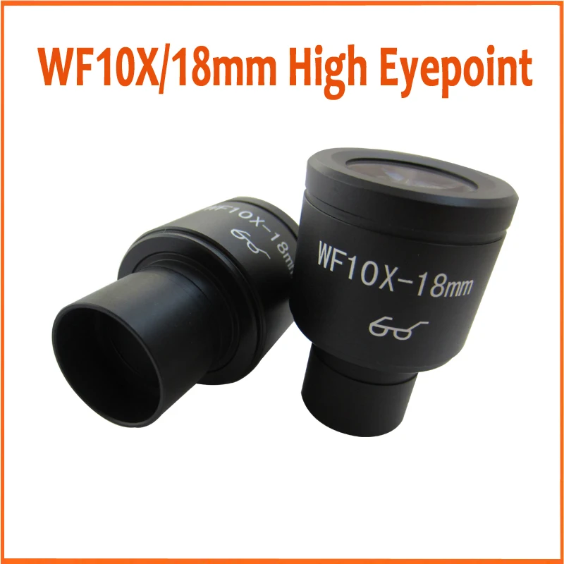 

WF10x 18mm Wide Angle and Hight Eyepiont Optical Eyepiece Lens for Biological Microscope 23.2mm with Reading Micrometer Scale