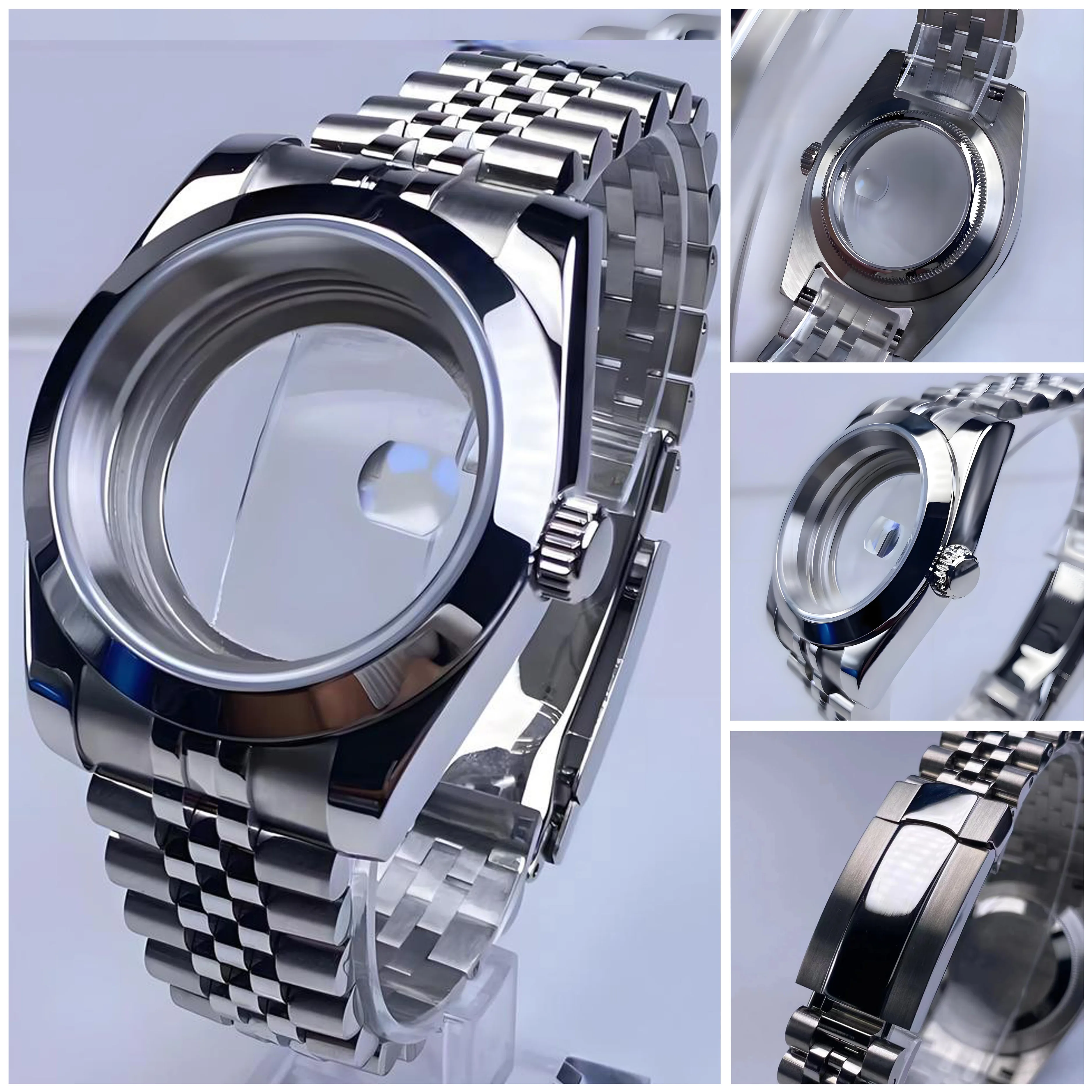 Корпус NH35 36 мм/39 мм сапфировое стекло для мужчин корпус часов подходит NH36 NH34
