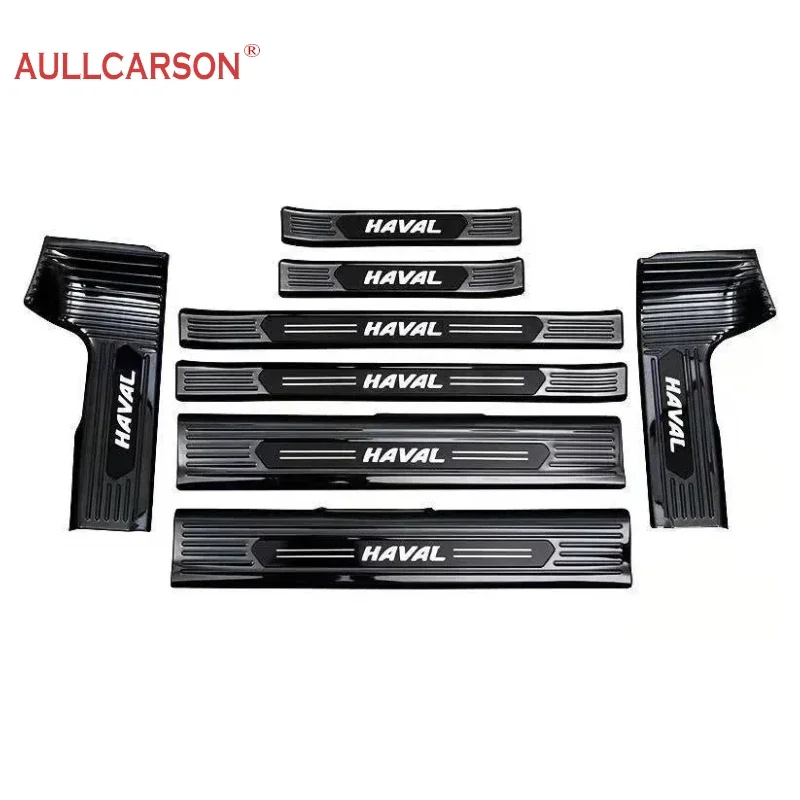 

Для нового Haval F7 2024 2025 из нержавеющей стали, защитная накладка на порог автомобиля, накладка на порог педали, аксессуары, 8 шт.