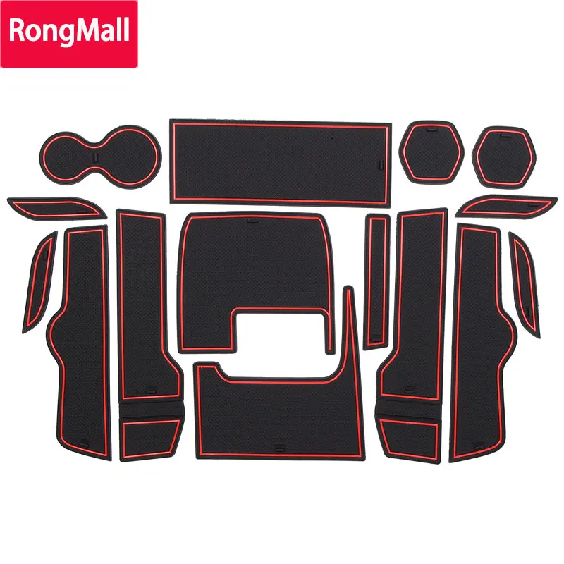 

Gate Slot Pad for Honda civic 2016 - 2018 2019 Non-Slip Mats Interior Accessories Cup Holder Cushion Anti-Slip Door Mat
