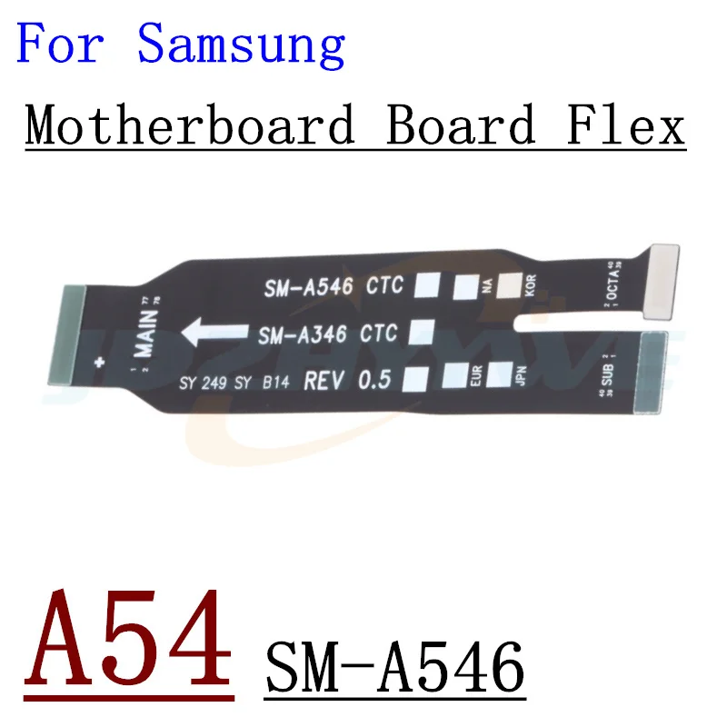 Гибкий кабель для разъема материнской платы Samsung Galaxy A22 A32 A42 A52 A72 A33 A53 A73 A24 A34 A54 A25 A35