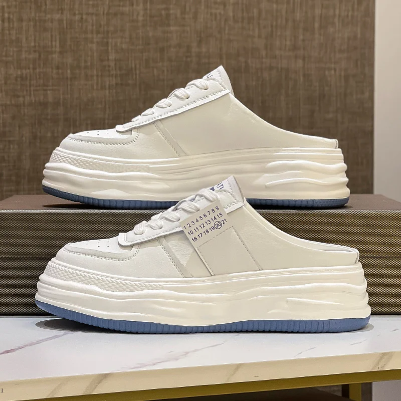 

Женские туфли на толстой подошве, роскошные брендовые туфли-лодочки из натуральной кожи, прохладные тапки для лета, новинка 2023