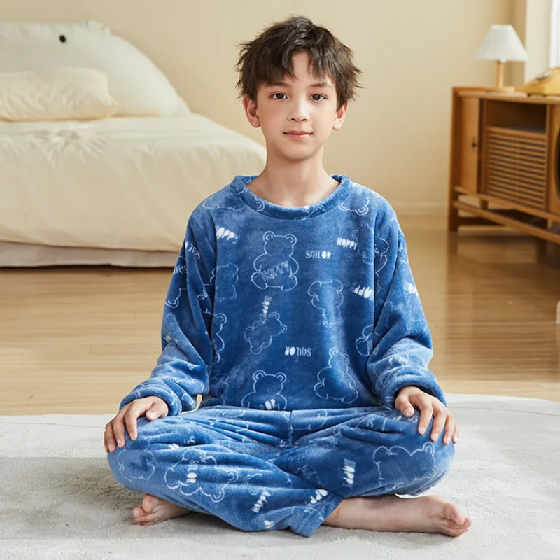 

Пижамный комплект детский фланелевый, на осень/зиму, 8/10/12/14лет