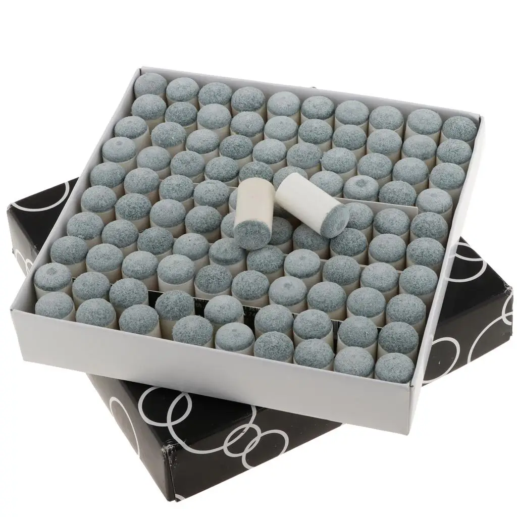 100X насадки для бильярдного снукера 9 мм/10 мм/12 мм/13 мм