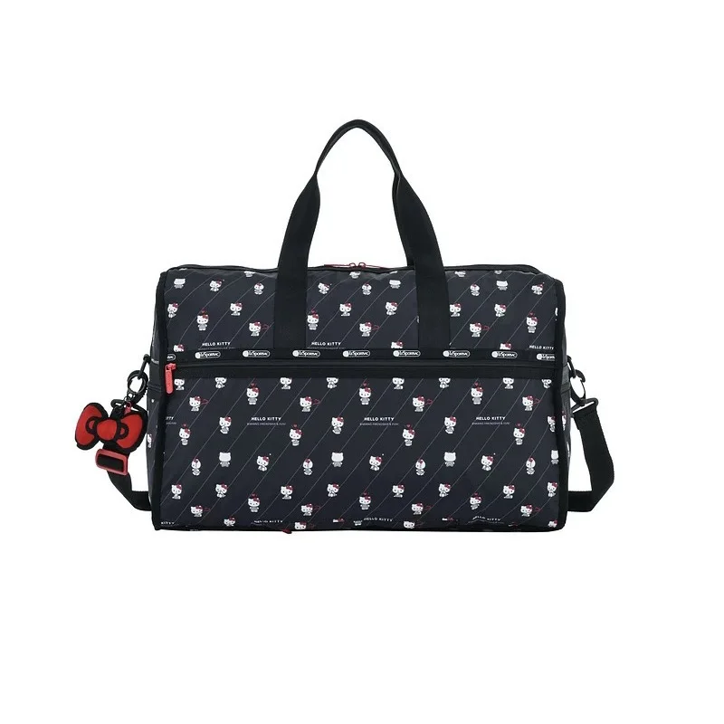 Miniso Black Hellokitty повседневные рюкзаки большой емкости сумки-тоут KT с принтом