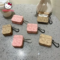 hello kitty cute bluetooth compatible headphone case for airpods 1 2 3 airpods pro cartoon shockproof cover