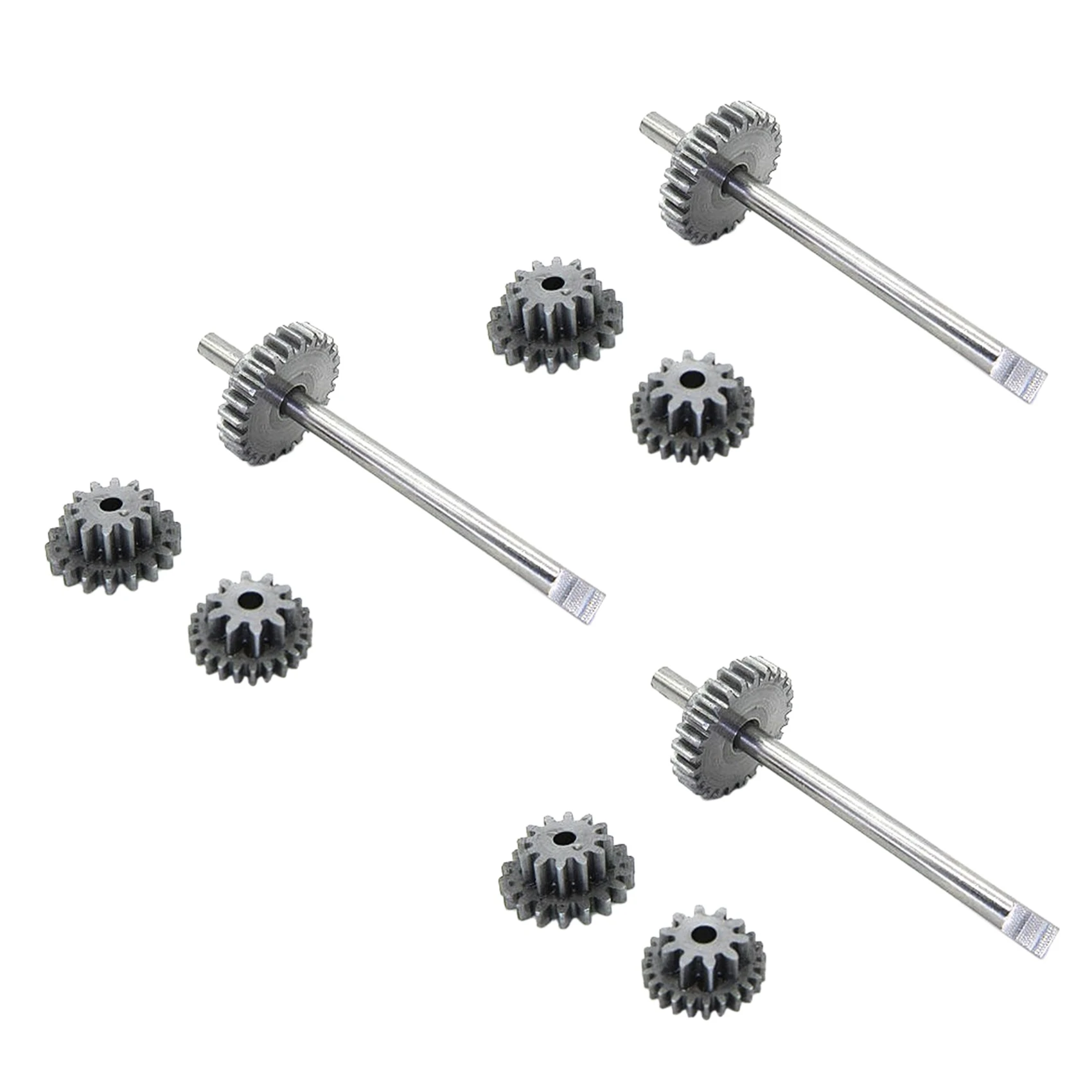 

9X For WPL D12 1/10 RC Truck Car Upgrade Parts Steel Transmission Gearbox Gear Set Spare Accessories