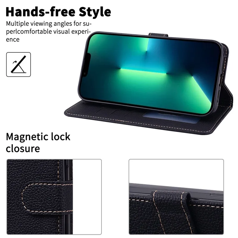 Leather Flip Wallet Phone Case For Xiaomi Redmi Note 11 11s 10 10s 9 8 7 6 7S 8T 9S 9T Pro 2022 Back Cover Protective Shockproof |
