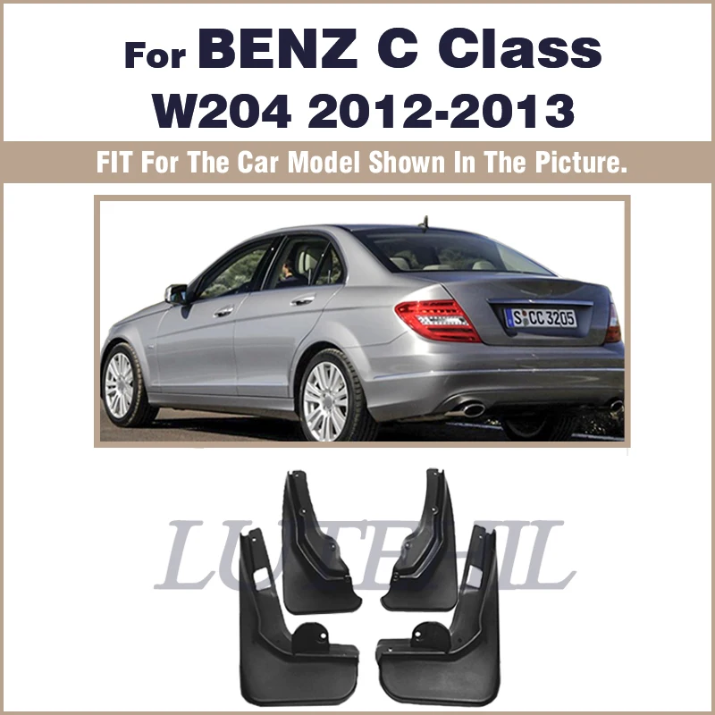 

Закрылки для Mercedes BENZ C Class W204 Sport 2012-2013 2/4DOORS Брызговики Брызговики