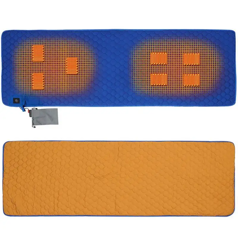 

USB Heating Blanket Outdoor Heated Seat Cushion USB Power Supply Mat With 3 Heating Modes Cold Weather Car Warm Blanket For