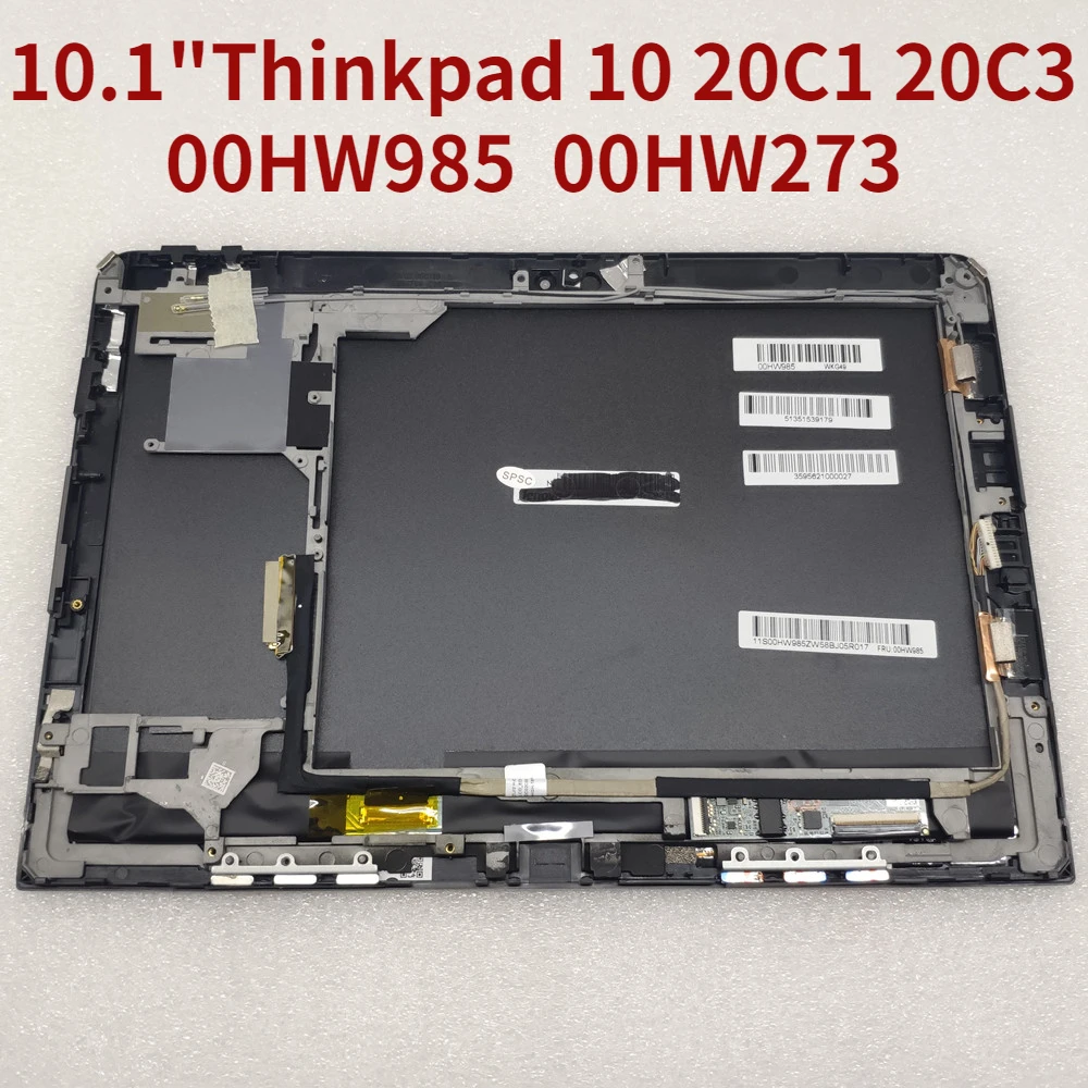 

10.1"WUXGA Touch Screen Digitizer Assembly Display 00HW985 00HW273 00HW984 For Thinkpad 10 20C1 20C3