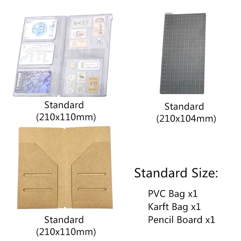 Fromthenon прозрачный чехол для блокнота Midori стандарт
