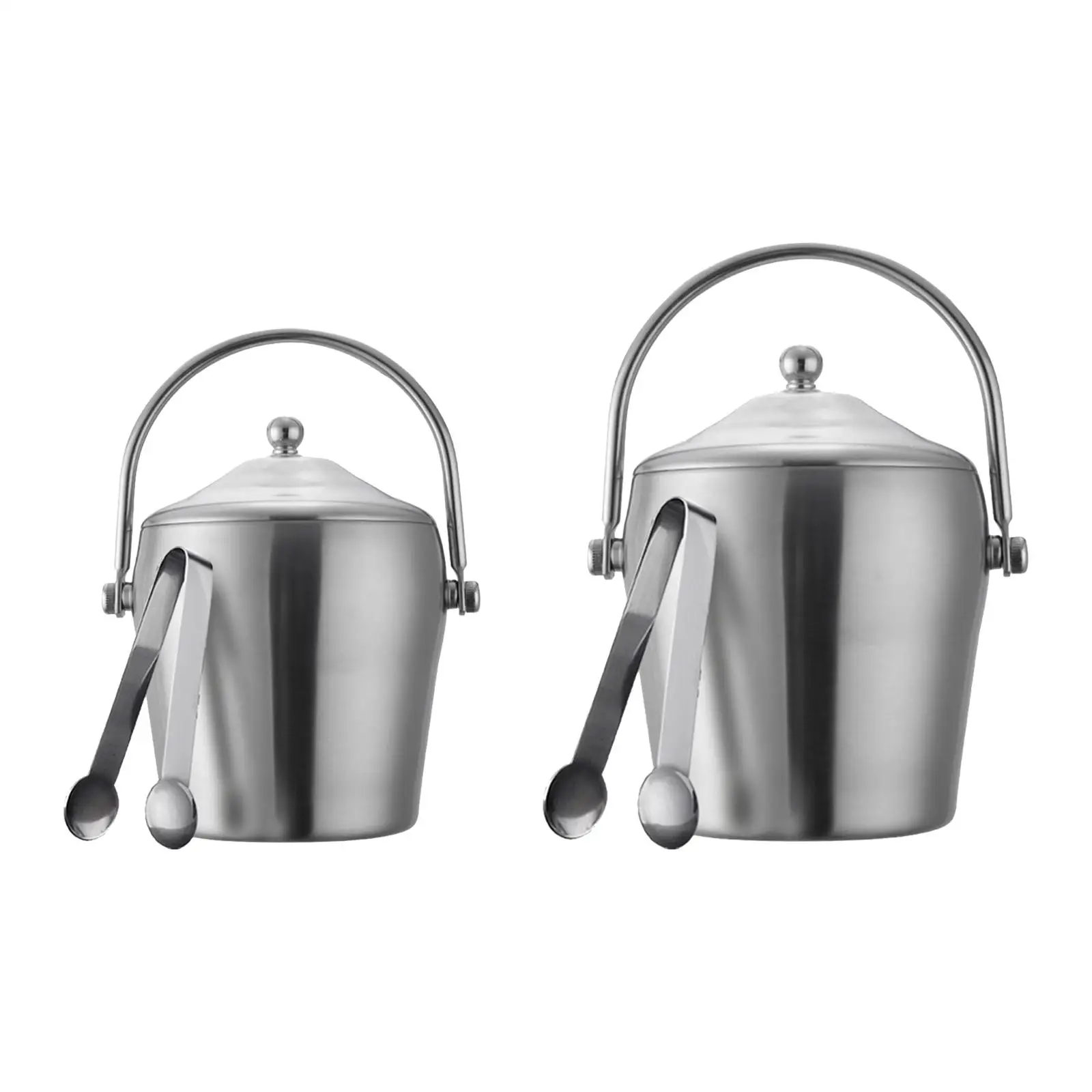 

Ice Bucket with Lid Insulated Chilling Storage Bins for Bars Night Supplies Beach