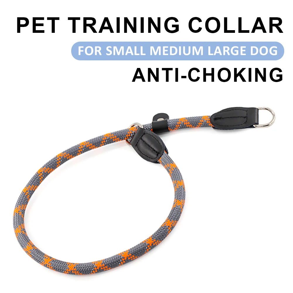 Pet Dog Collar Training Anti-Choking Choker Walks for Small Medium Large Dog Accessories Supplies Things French Bulldog Pitbull