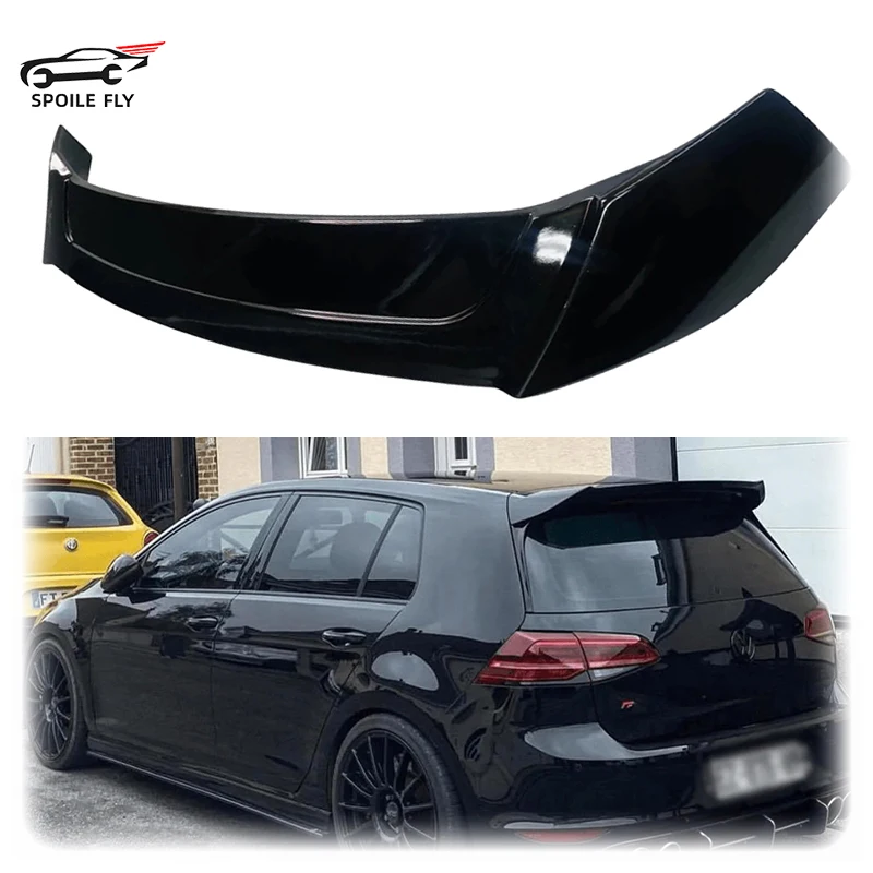 For VW Volkswagen Glof 7 MK7 GTI Only 2014-2017 High Quality ABS OSIR Style Rear Roof Wing Spoiler Body Kit