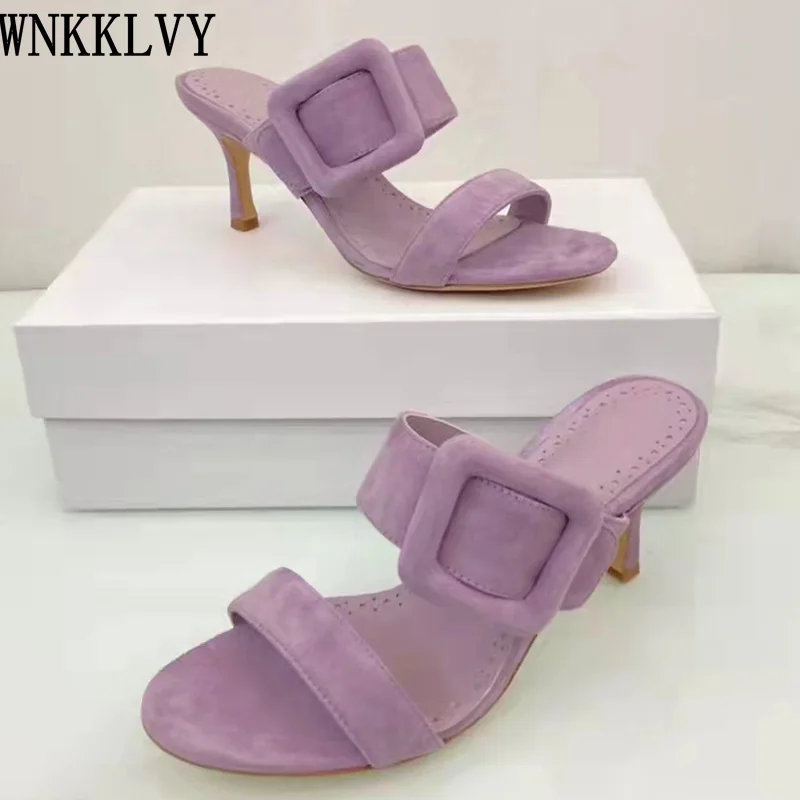 

Summer new thin high heels Sandals party banquet Dress Shoes Women fashion sexy stilettos Runway Sandalias For ladies 2022