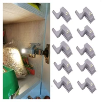 5ps universal led under cabinet light wardrobe closet inner hinge night light lamp for cupboard closet kitchen bedroom door lamp