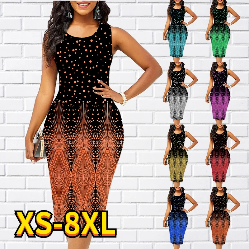 Женское Повседневное платье в горошек Красное или Черное до колена с винтажным