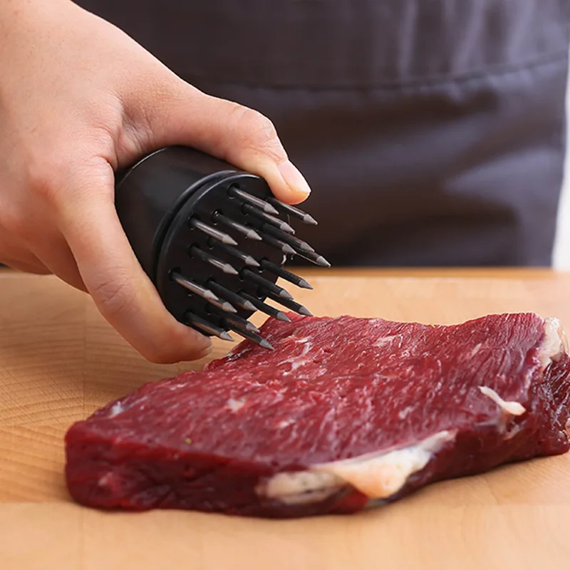 

Round Kitchen Novel Kitchen Accessories Steak Meat Loosening Device Stainless Steel Tendon Breaker Utensils Tools Gadgets Dining