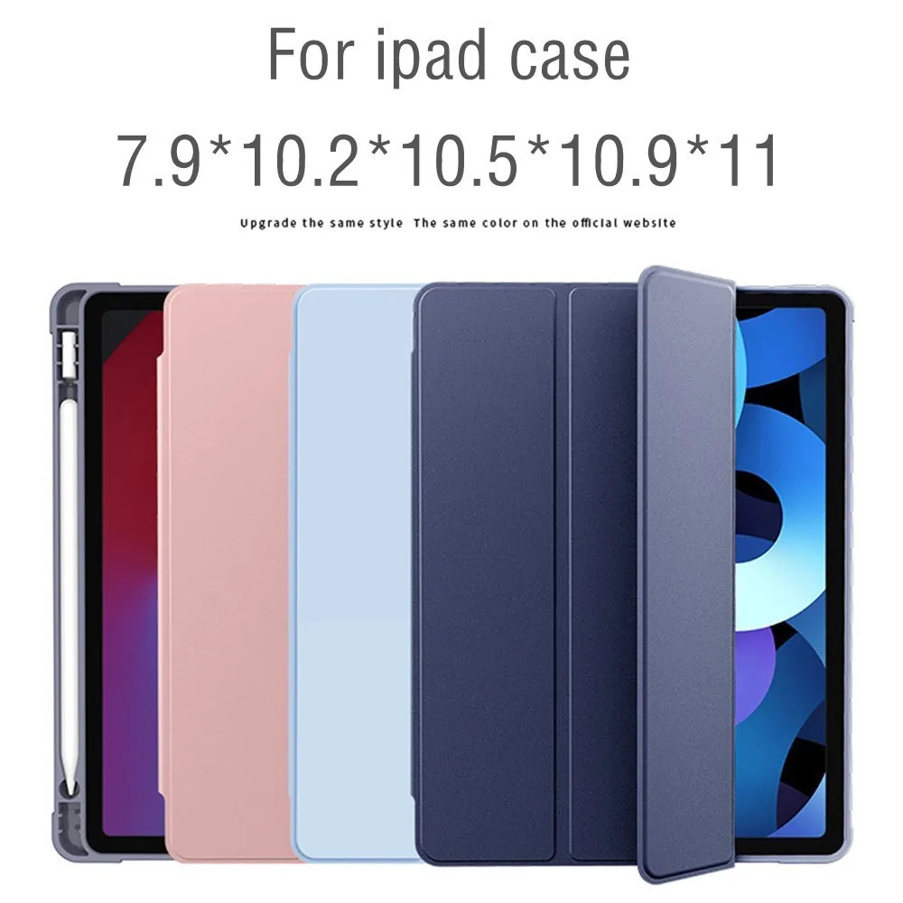 

For iPad Air 4 Case Air 5 2022 with Pencil Holder Cover 2018 9.7 air 2/1 Air 3 Pro 10.5 11 2021 Ipad 10.2 7/8/9th For ipad air 5