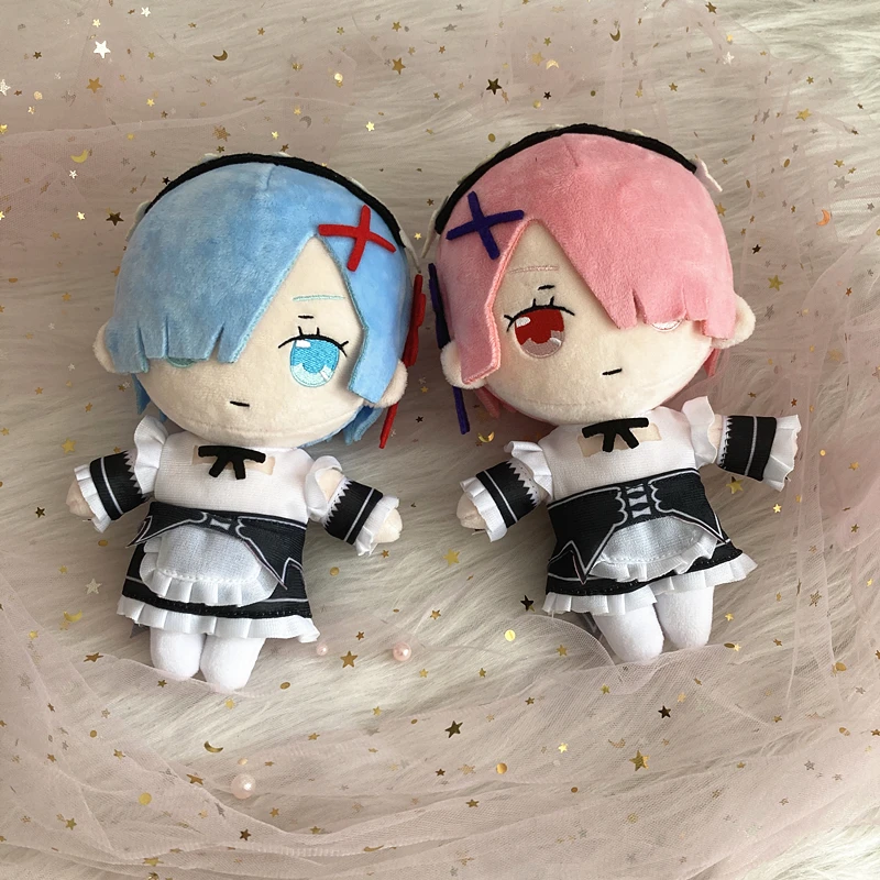 

1 шт. Kawaii 20 см аниме Re:Life In A Different World From Zero, плюшевая кукла Rem Ram Girl, мягкая набивная подушка, плюшевые игрушки, детские подарки